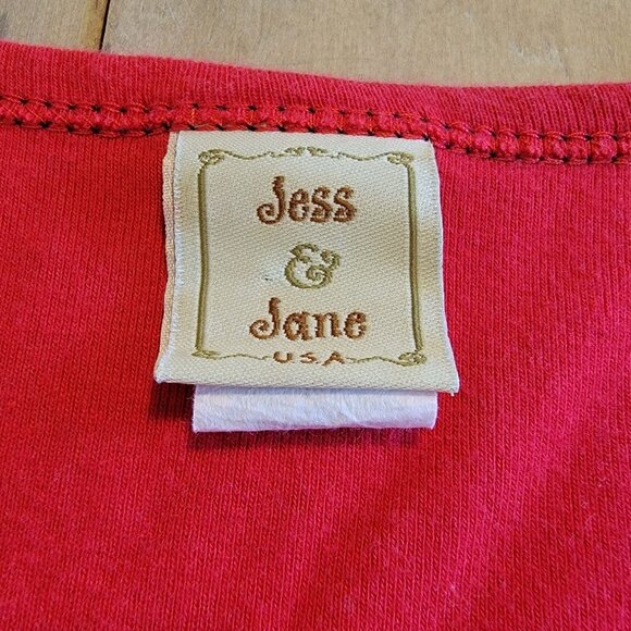 Jess & Jane Artsy Abstract All Over Christmas Cat Pop Art Top Women's S USA - Picture 5 of 9